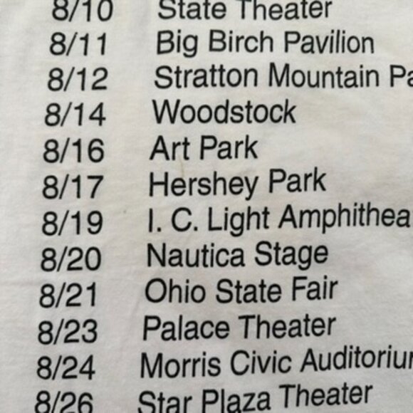 Vintage 1994 BOB DYLAN Tour T-Shirt Tee Large Bought At Concert - Picture 7 of 9